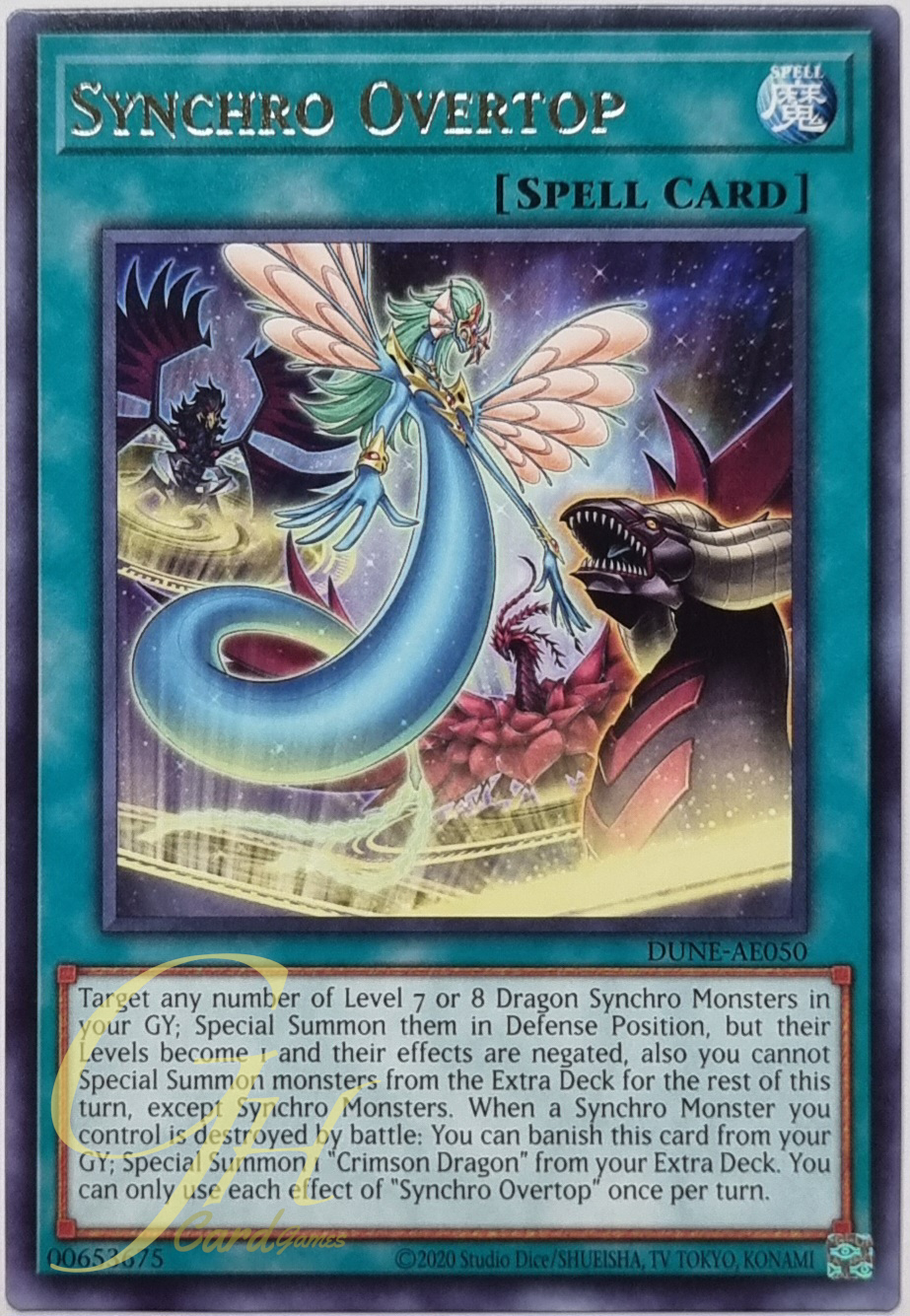 Yugioh [DUNE-AE050] Synchro Overtop (Rare)
