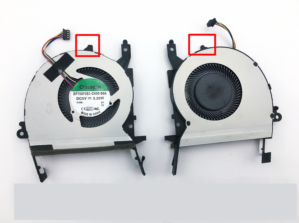 MT03004 พัดลมระบายความร้อนโน๊ตบุ๊ค ASUS Vivobook K556 X556U X556UB Cooling Fan (พลาสติกหัดเล็กน้อย สินค้าใหม่) 1