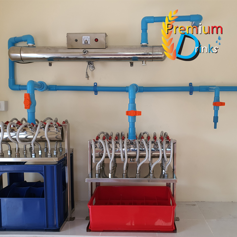 ชุดผลิตน้ำดื่มจำหน่าย ระบบ RO+UV กำลังการผลิต12,000 ลิตรต่อวัน พร้อมติดตั้ง
