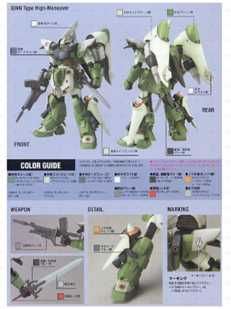HG 1/144 : Mobile Ginn Type High Maneuver