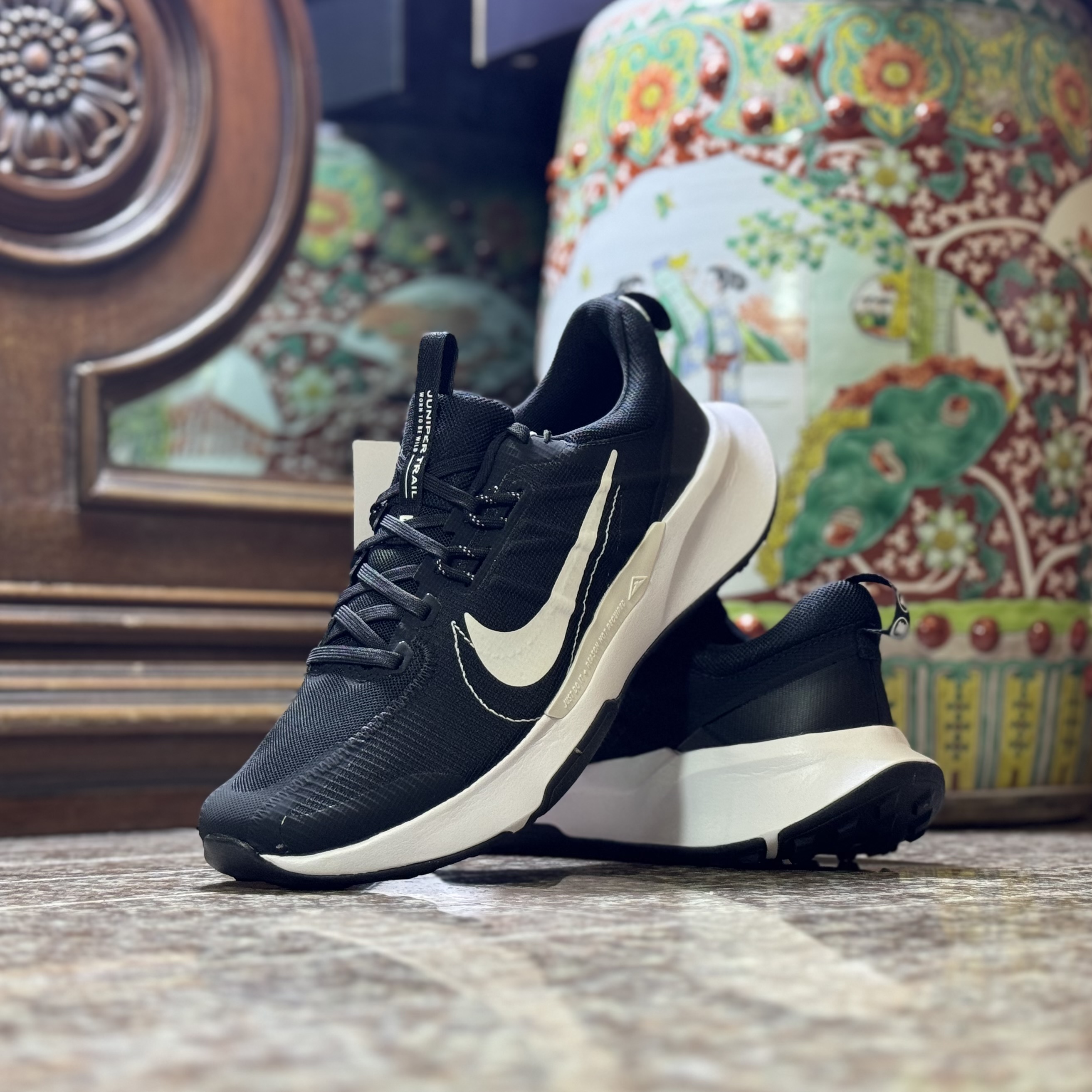 รองเท้าวิ่งเทรล Nike Juniper Trail 2 ‘BLACK’ (M9/10US)