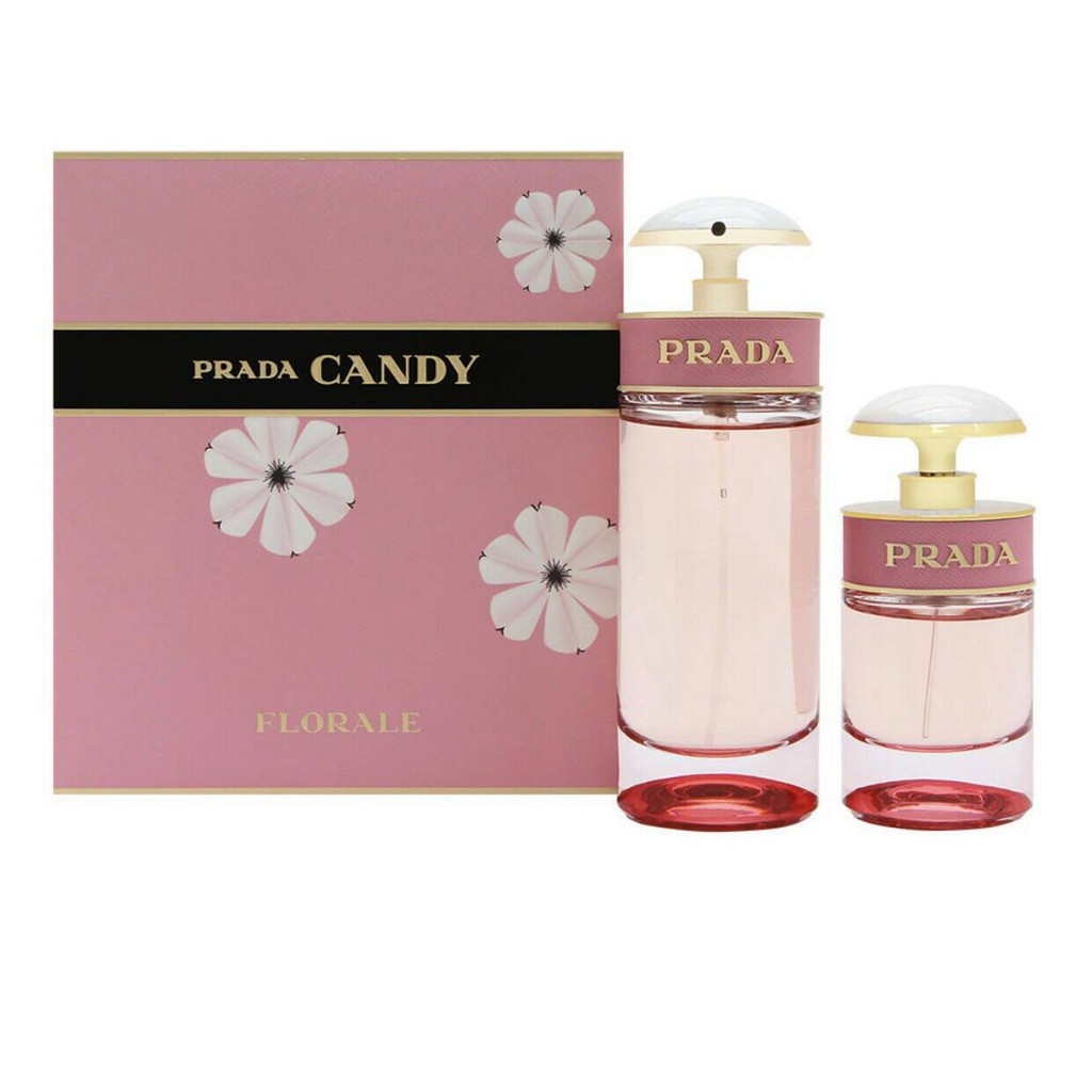 เซ็ต น้ำหอมแท้ SET PRADA CANDY FLORALE EAU DE TOILETTE 2 ITEMS 80 ML + 30 ML COUNTER BOX