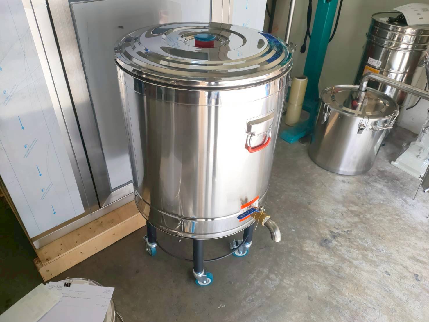 หม้อต้มทำความร้อนไฟฟ้า BC-DPS 🌟 พร้อมหัวก๊อก+ล้อเลื่อน! 😍