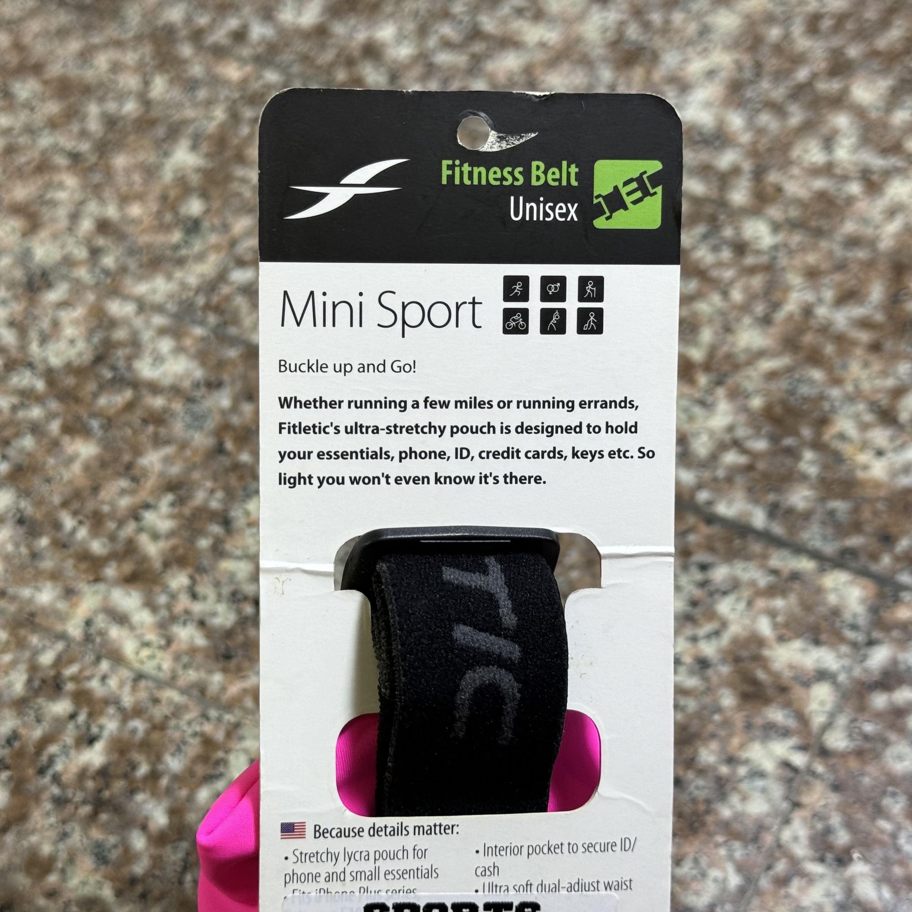 กระเป๋าวิ่ง Fitletic Mini Running Waist Bag ‘Pink’