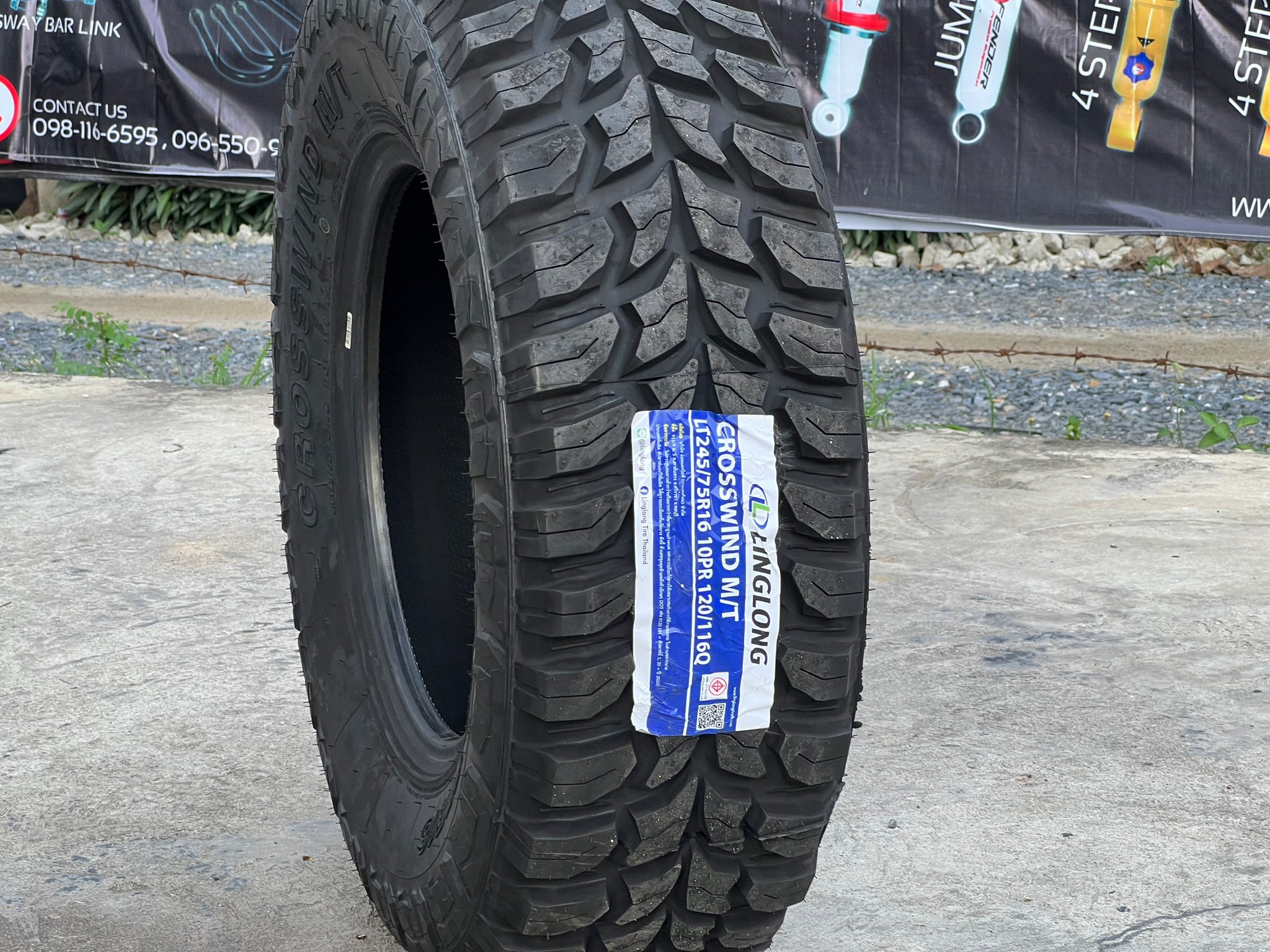 ยางใหม่ LINGLONG CROSSWIND MT 245/75-16 ราคาถูกที่ STEP9