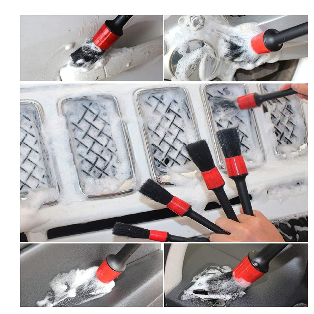 14530 ชุดเซ็ตอุปกรณ์ทำความสะอาดล้างรถยนต์ สุดคุ้ม 14 ชิ้น (แปรงพู่กัน+แปรงขัด+ผ้าเช็ดรถ+ฟองน้ำ)