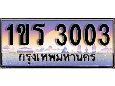 ทะเบียน 3003 เลขทะเบียนประมูล l 1ขร 3003 l ทะเบียนสวย สำหรับรถคุณ,1ขร 3003