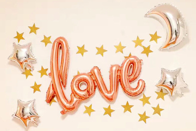 ฟอยลูกโป่ง LOVE ขนาด 108เซนติเมตร* 65เซนติเมตร
