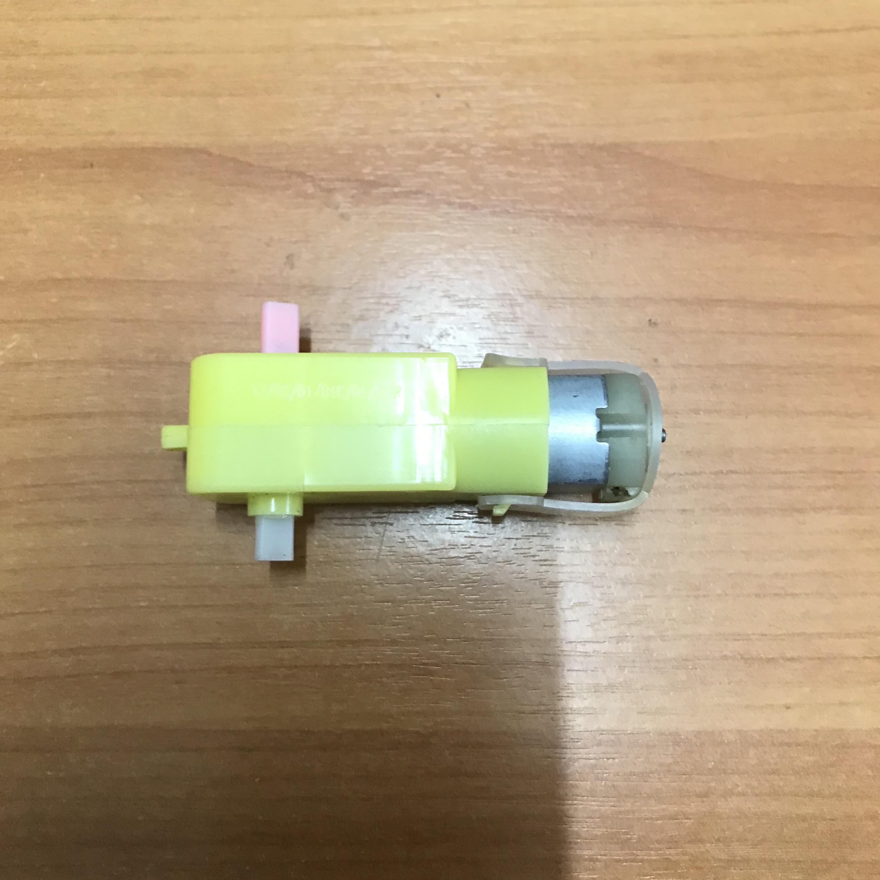 ชุดเฟืองขับมอเตอร์สำเร็จรูปแบบตัวตรง 2 Output อัตราทดรอบ 120:1 (หมุนช้า) BO11201-2OP