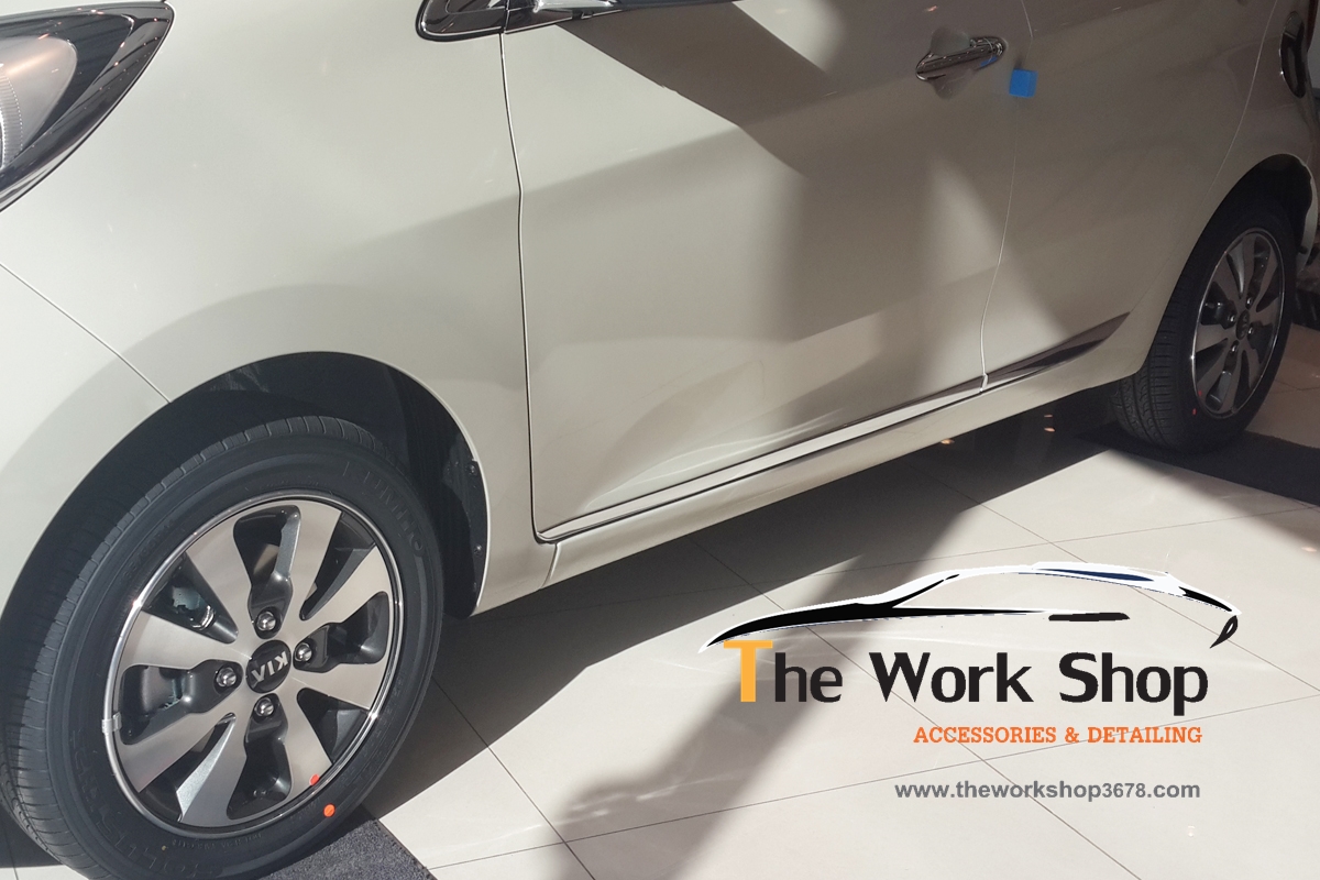 Side Skirt Accent for Picanto ( โครเมี่ยมแต่งชายประตู )