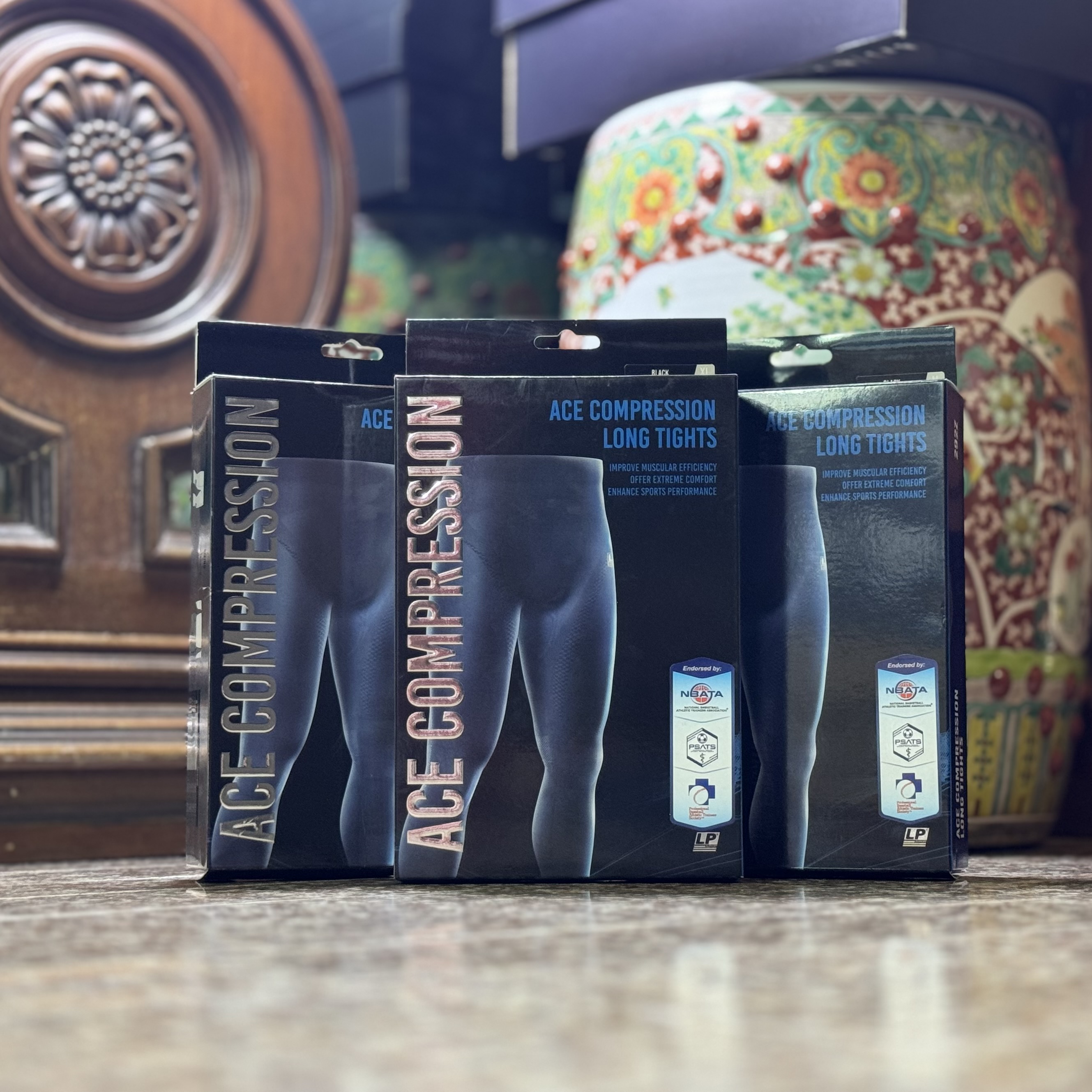 กางเกงวิ่ง LP Support ACE Compression Long Tights (S,M,XL)