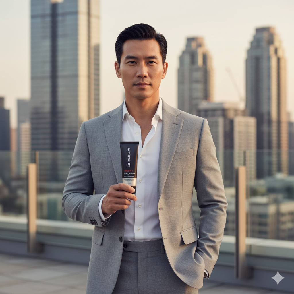 สูตรพรีเมียม: ครีมกันแดดสำหรับผู้ชาย Sport+ Face Defense SPF50+ PA++++ Premium Formula: Sport+ Men’s Facial Sunscreen SPF50+ PA++++