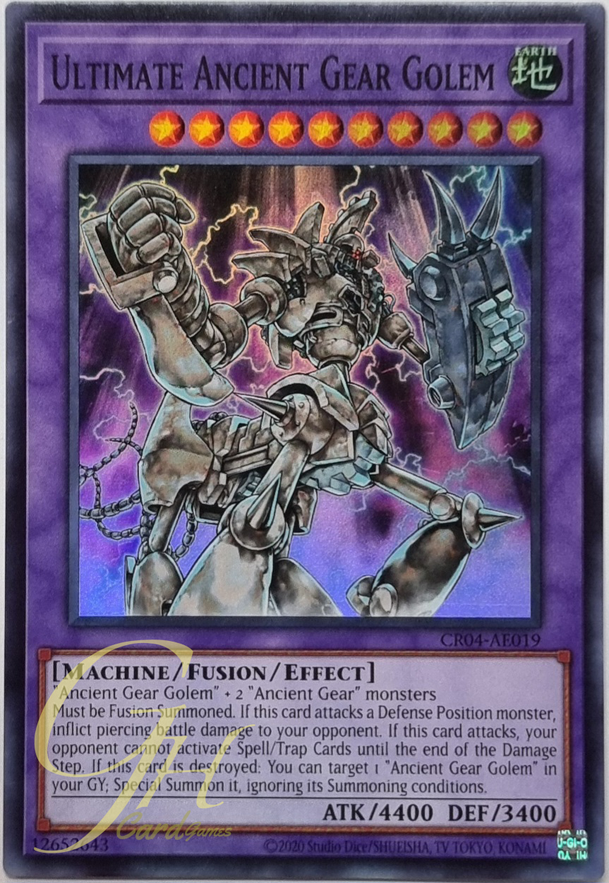 Yugioh [CR04-AE019] Ultimate Ancient Gear Golem (Super Rare)