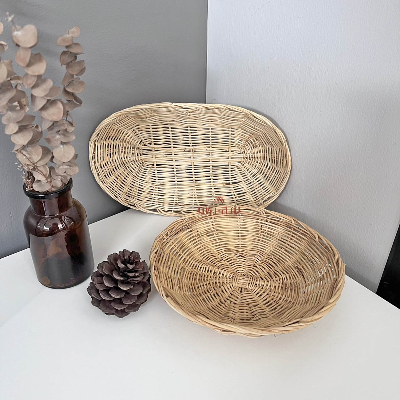 ถาดอาหารมินิมอล ถาดใส่ขนม พร็อพถ่ายรูป แต่งผนังบ้าน🤎