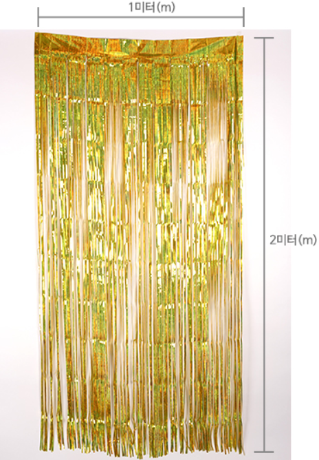 ม่านวิ้งสีแดง ขนาด 1*2 เมตร