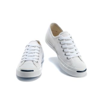Converse by " Leo" ผ้าใบหัวแจ็ค (สีขาว ) size37-44