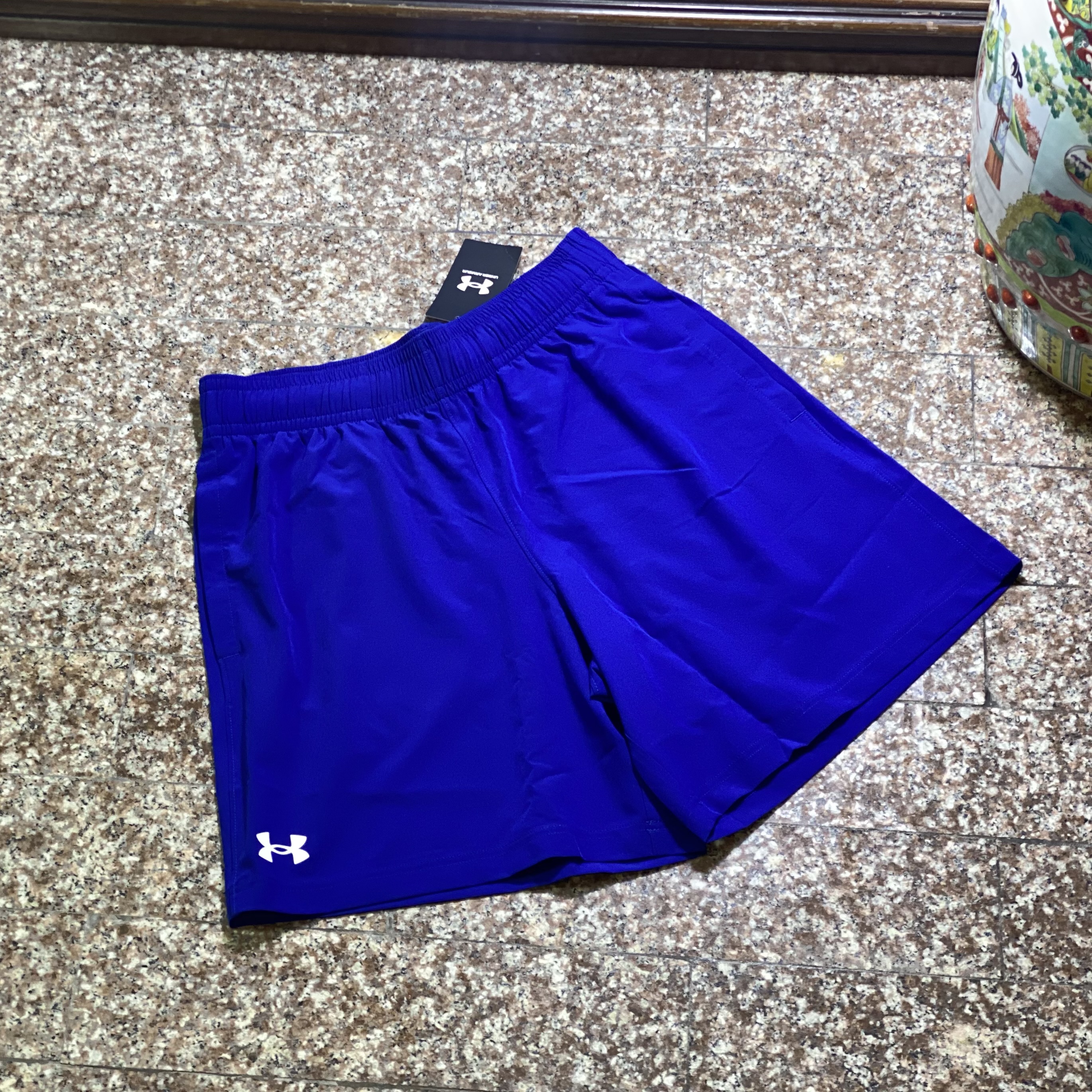 กางเกงวิ่ง Under Armour Woven 7” Running Shorts ‘Navy’ (MD,LG)