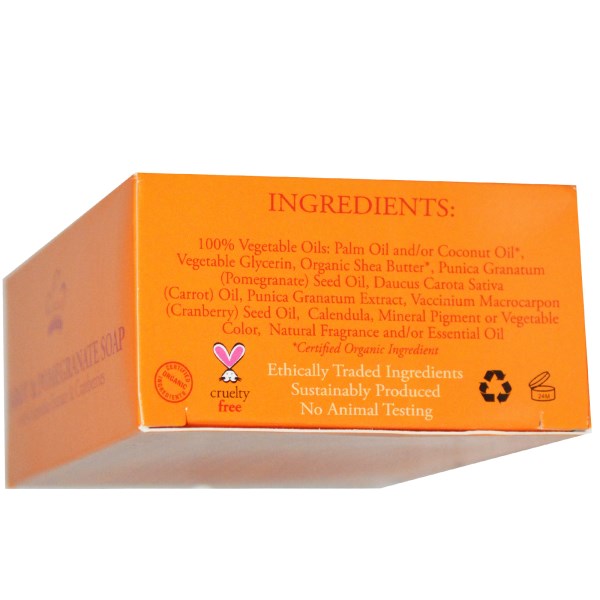 Nubian Heritage, Carrot & Pomegranate Soap, 5 oz (141 g)