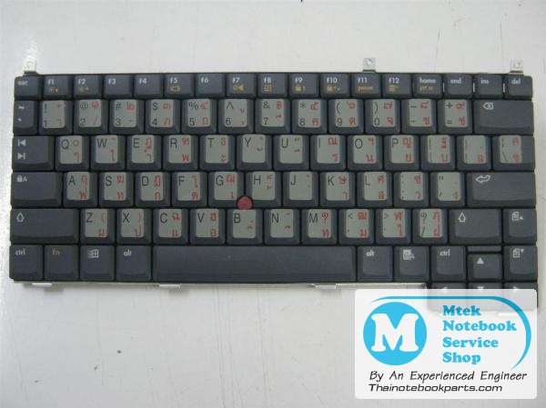 MT01694 คีย์บอร์ดโน๊ตบุ๊ค HP Omnibook 500 - AEJT1TPC027 Notebook Keyboard (สีเทา มือสอง แป้นพิมพ์ English-Thai(สติ๊กเกอร์)) 2