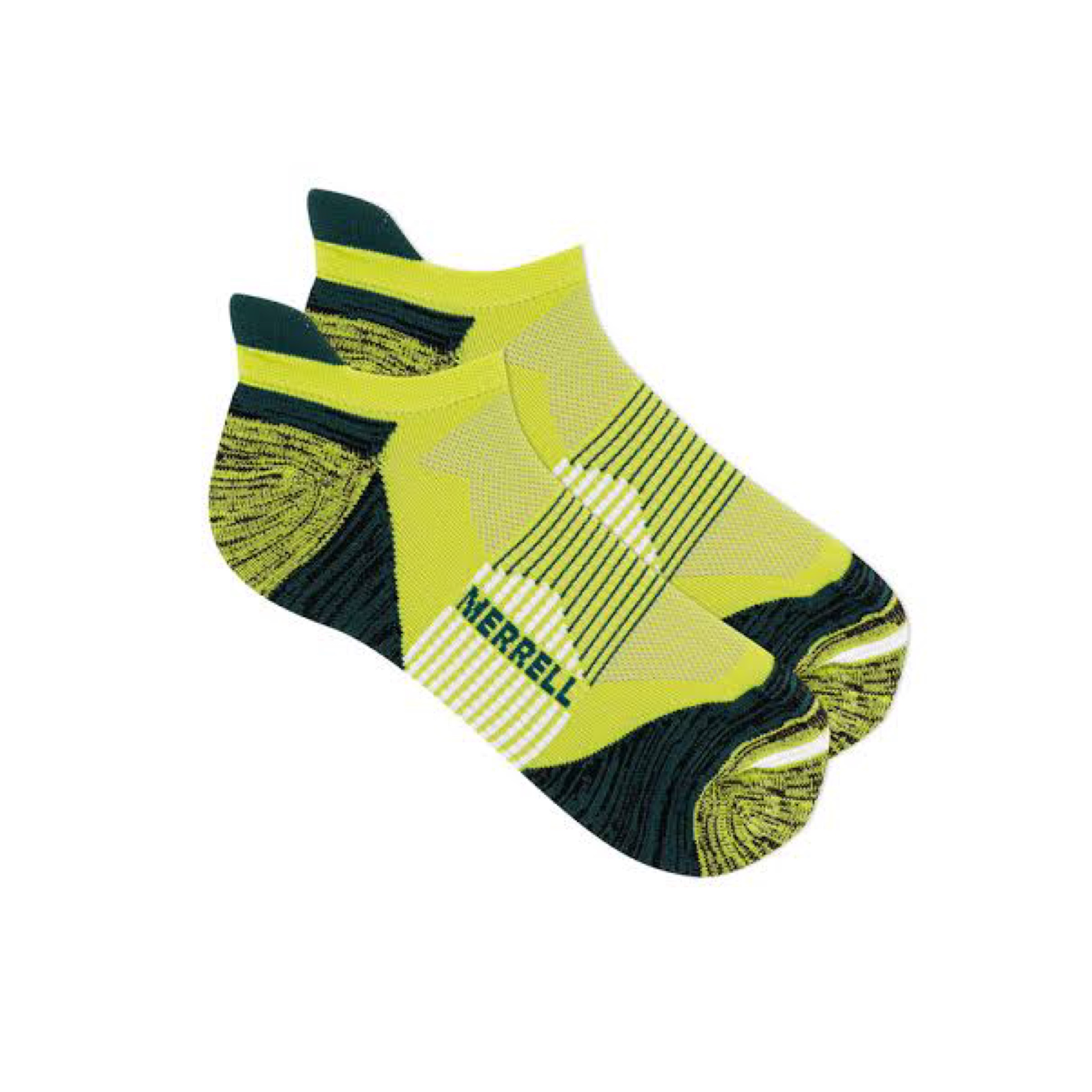 ถุงเท้าวิ่ง Merrell Trail Cushioned Running Socks ‘Lime’ (M)