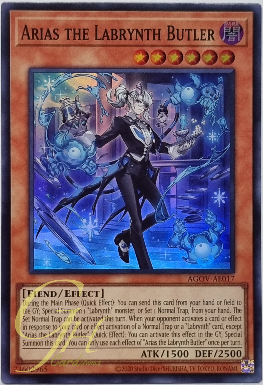 Yugioh [AGOV-AE017] Arias the Labrynth Butler (Super Rare)