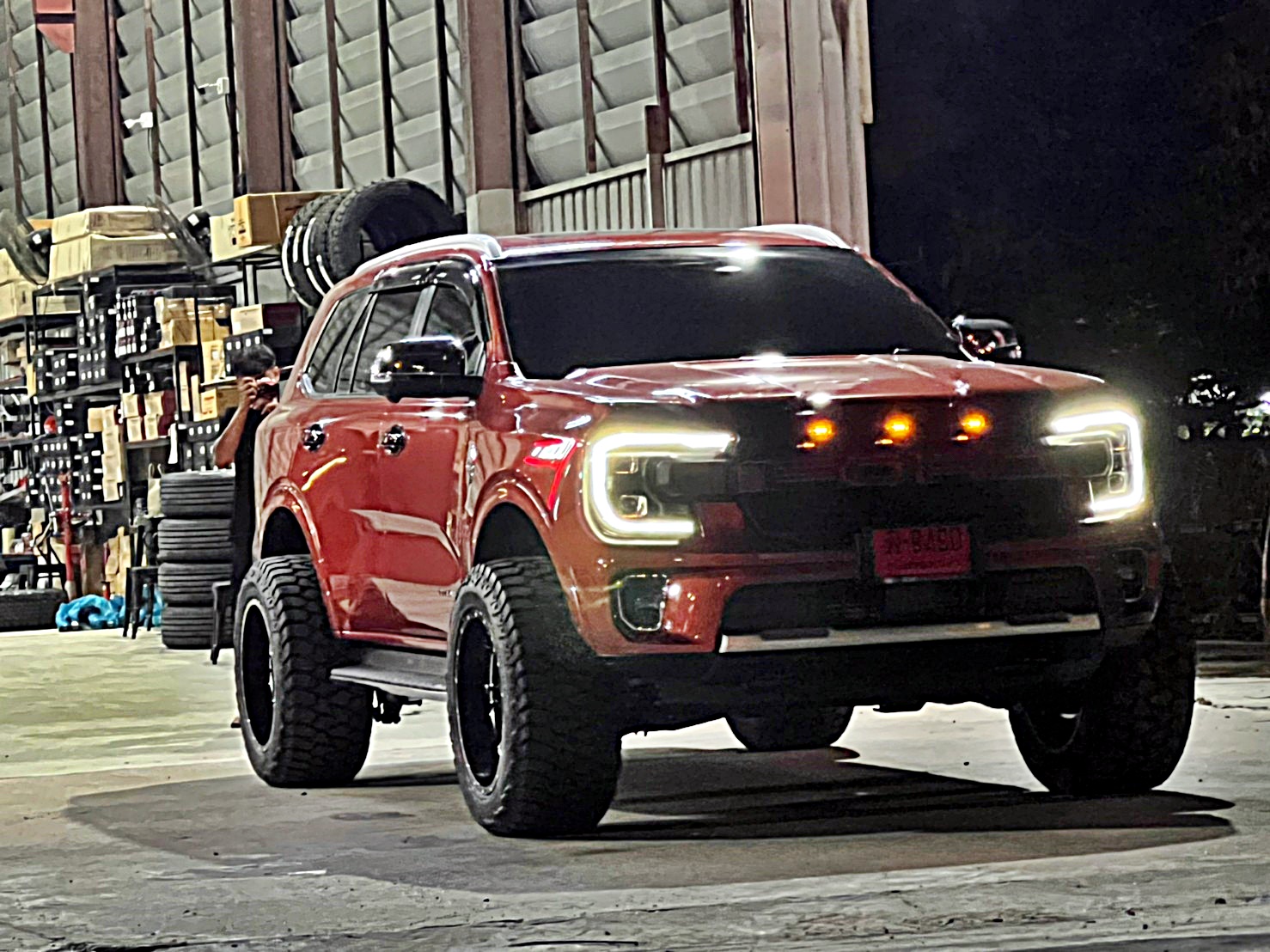 #FORD-EVEREST_NEXTGEN จองคิวมาจากสระแก้ว ทำทรงเมกาที่ STEP9