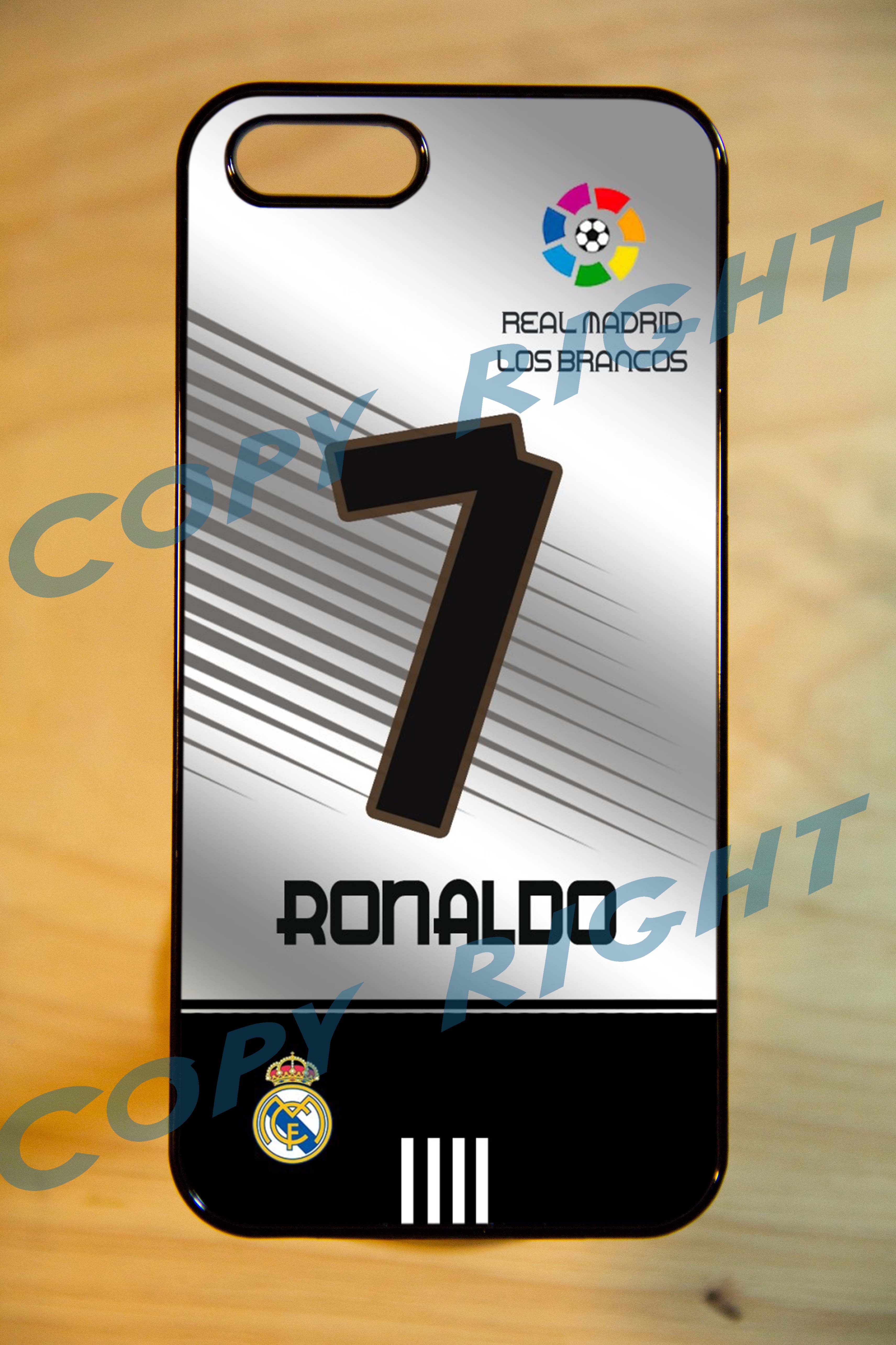 เคสสั่งทำ - ลาย เสื้อฟุตบอล เบอร์7 Ronaldo Real Madrid
