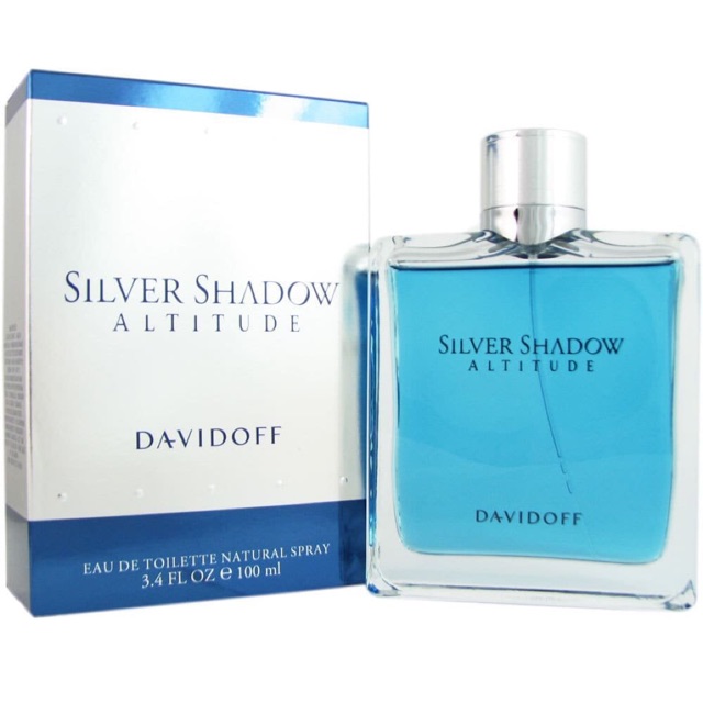 น้ำหอมแท้ กล่องซีล DAVIDOFF SILVER SHADOW ALTITUDE EDT EAU DE TOILETTE SPRAY 100 ML ของใหม่