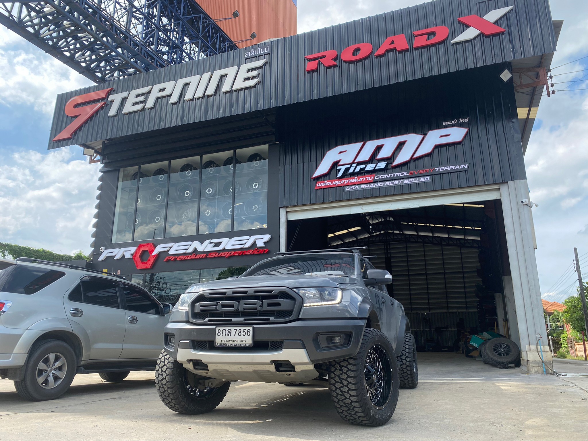 ชุดเเต่ง FORD RAPTOR! OASIES E120 20X10 -19 BMI AMP ATA 305/55R20 Y22 ยกก้อนรองหน้า + แต่งซุ้ม