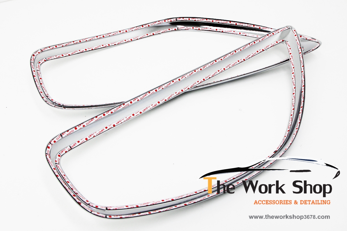 Head Lamp Garnish / Chrome Head Lamp Cover for Picanta ( โครเมี่ยมแต่งไฟคู่หน้า )