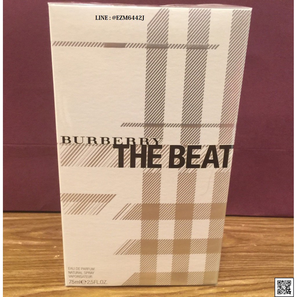 น้ำหอมแท้ BURBERRY THE BEAT FOR WOMEN EAU DE PARFUM SPRAY 75 ML ของใหม่ กล่องซีล เหมือนกับห้าง