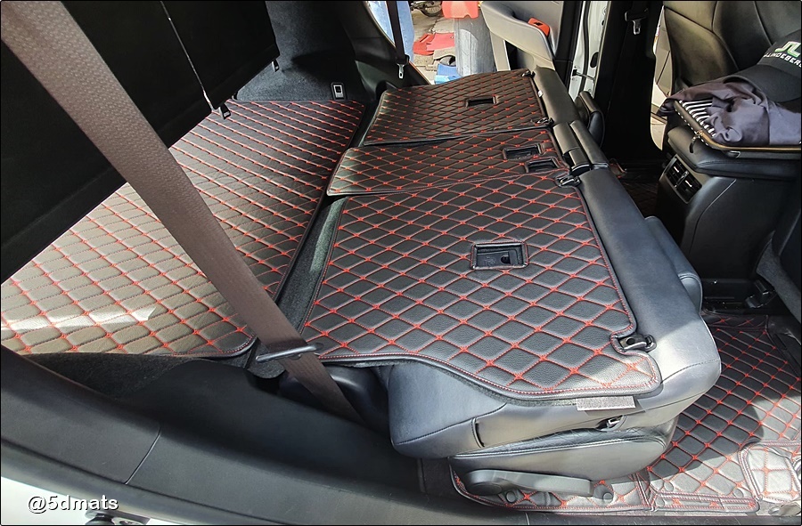 พรมปูพื้นรถยนต์ 6D LEXUS RX270 (ปี2009-11) พรมหนัง6D เกรดA 12มิล รวมแผ่นท้าย ปิดเบาะ เต็มคัน 7ชิ้น