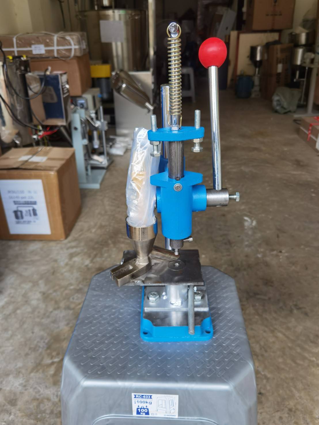 #รุ่นนี้เลิกผลิตแล้ว#(16180) เครื่องมืออัด/ตอกเม็ดยามินิ รุ่น ZS-TDP0A โมบล็อก TDP1.5