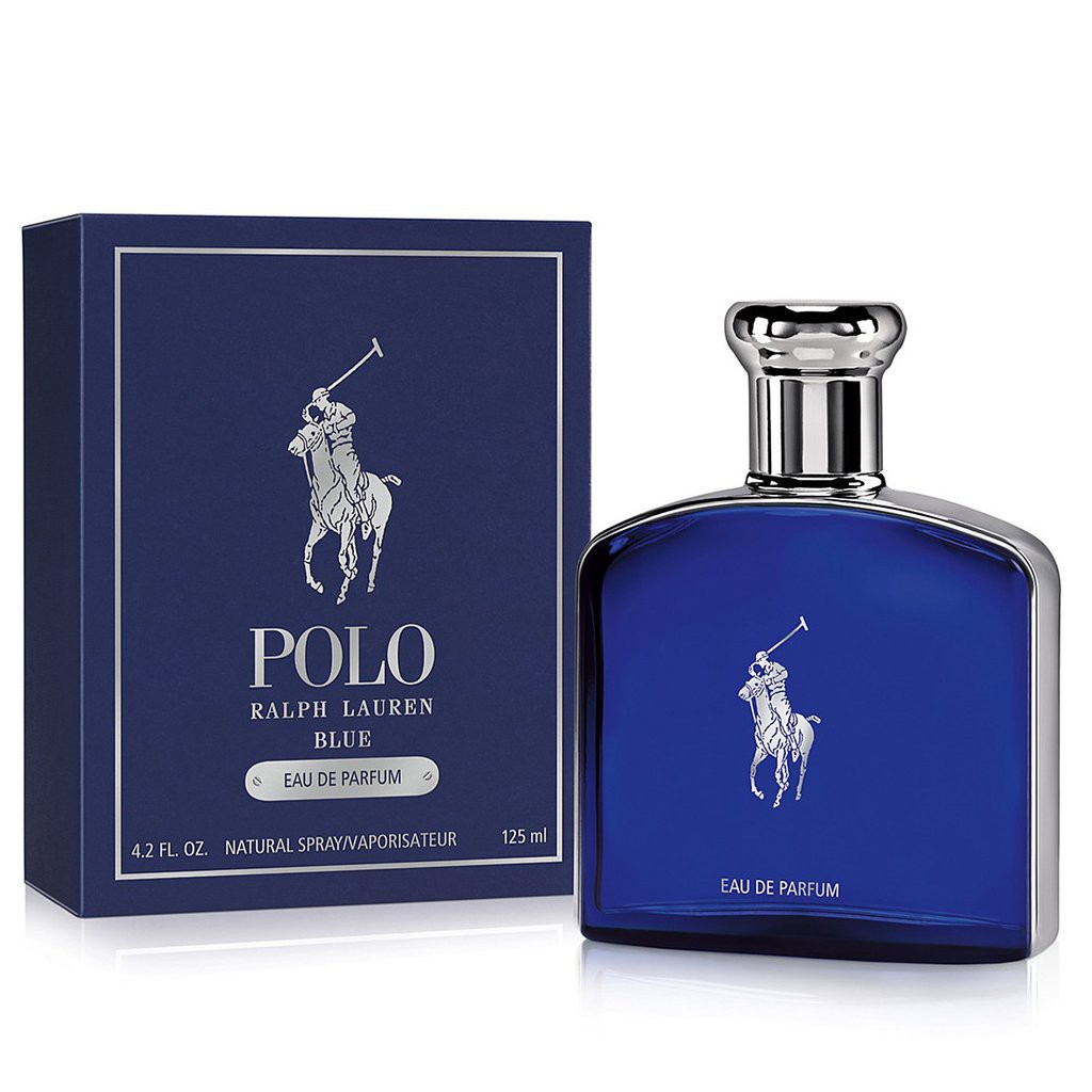 น้ำหอมแท้ RALPH LAUREN POLO BLUE FOR MEN EAU DE PARFUM SPRAY 125 ML ของใหม่ กล่องซีล เหมือนกับห้าง