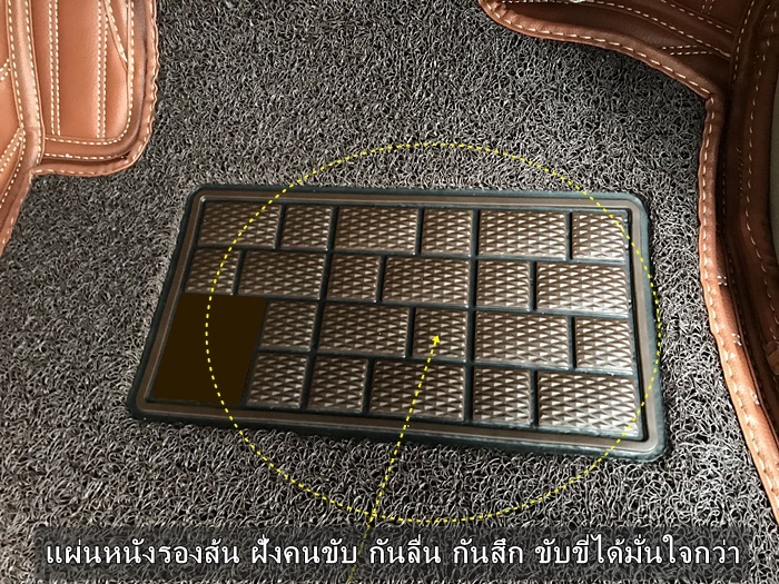 พรมปูพื้นรถยนต์5D NEW YARIS 2018-2021 HB 5Dr. รุ่น5D 3ชิ้น+ใยดักฝุ่น4ชิ้น