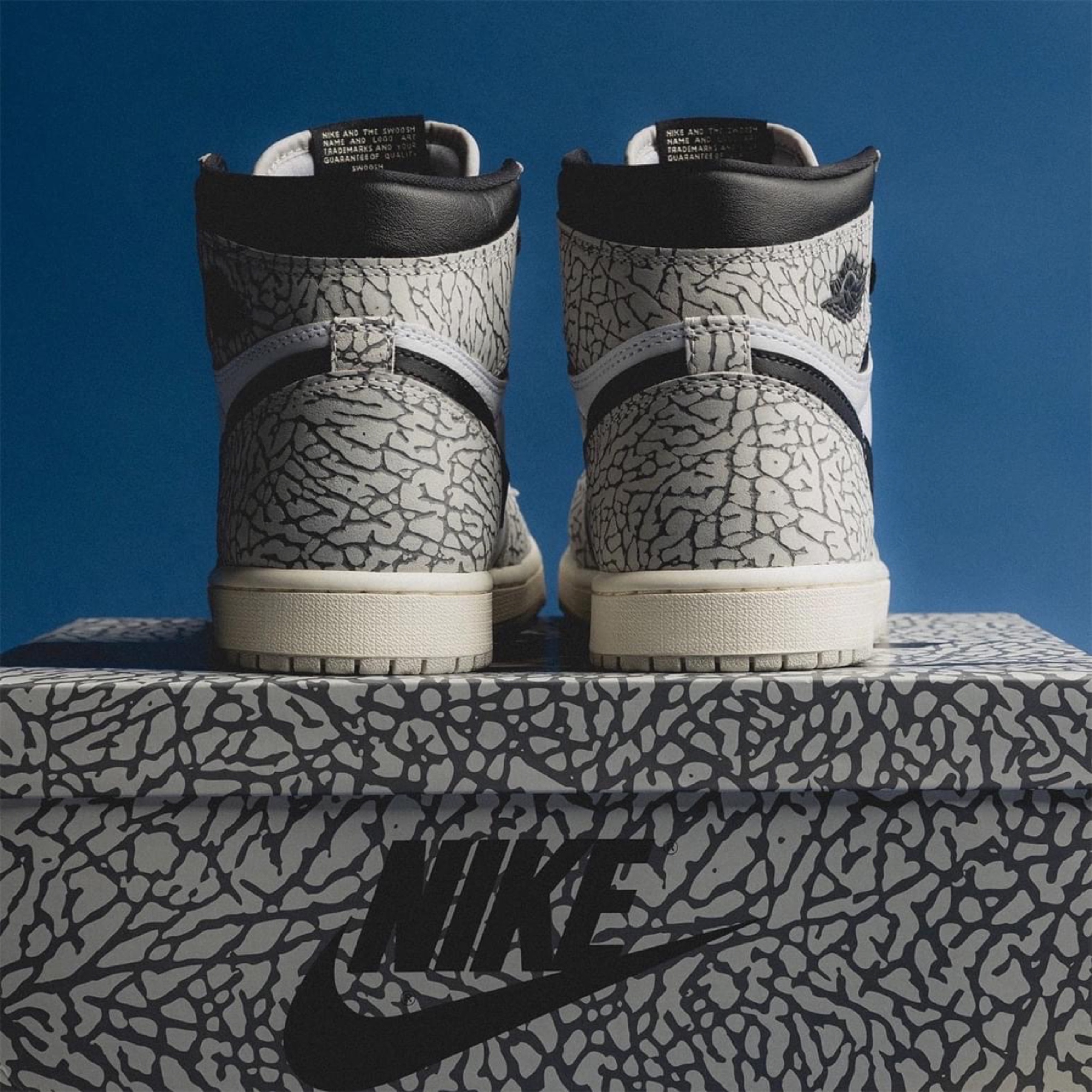 รองเท้า Nike Air Jordan 1 ‘White/Cement’ (M9US)