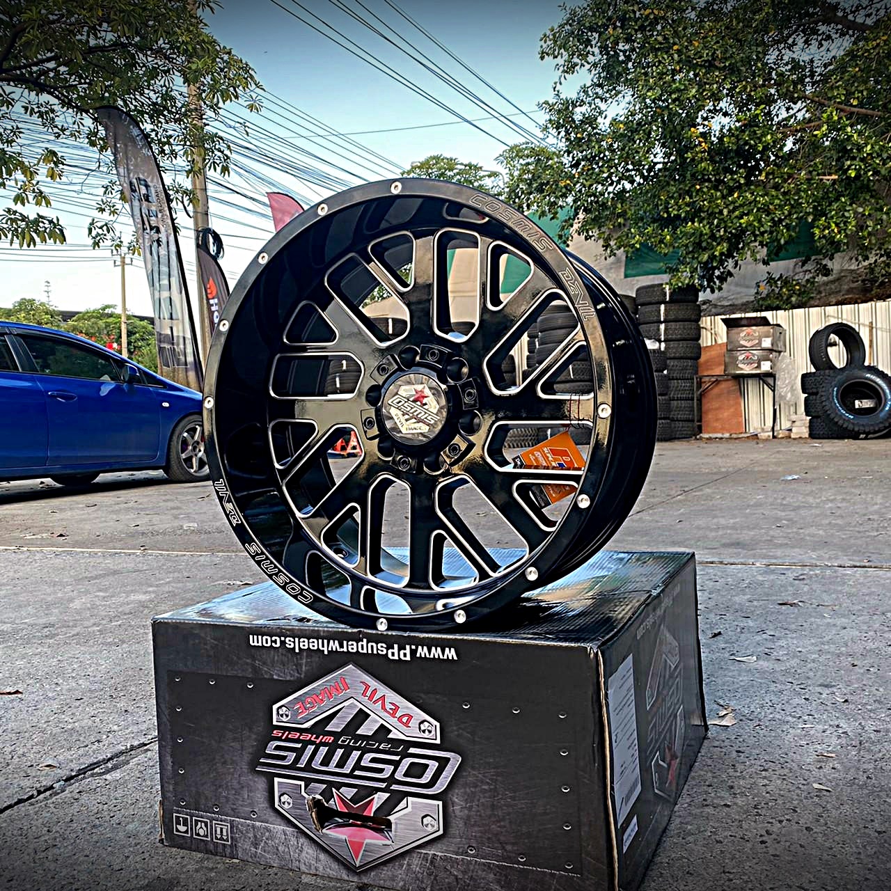 COSMIS SOCKER ขอบ20 พร้อมยางราคาถูกที่ STEP9