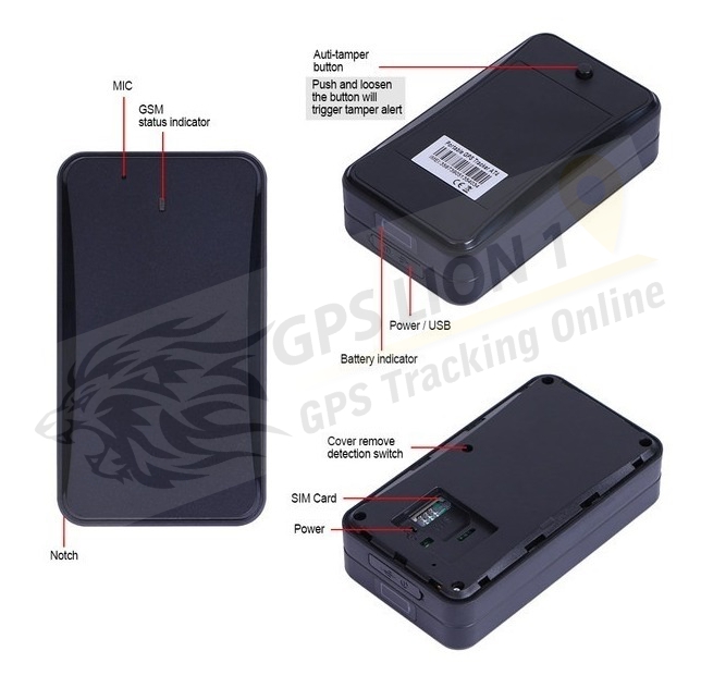 GPS LION1 รุ่น AT4 (2G)เครื่องติดตามชนิดแบบพกพา ดูออนไลน์เรียว์ไทม์ 24ชม.