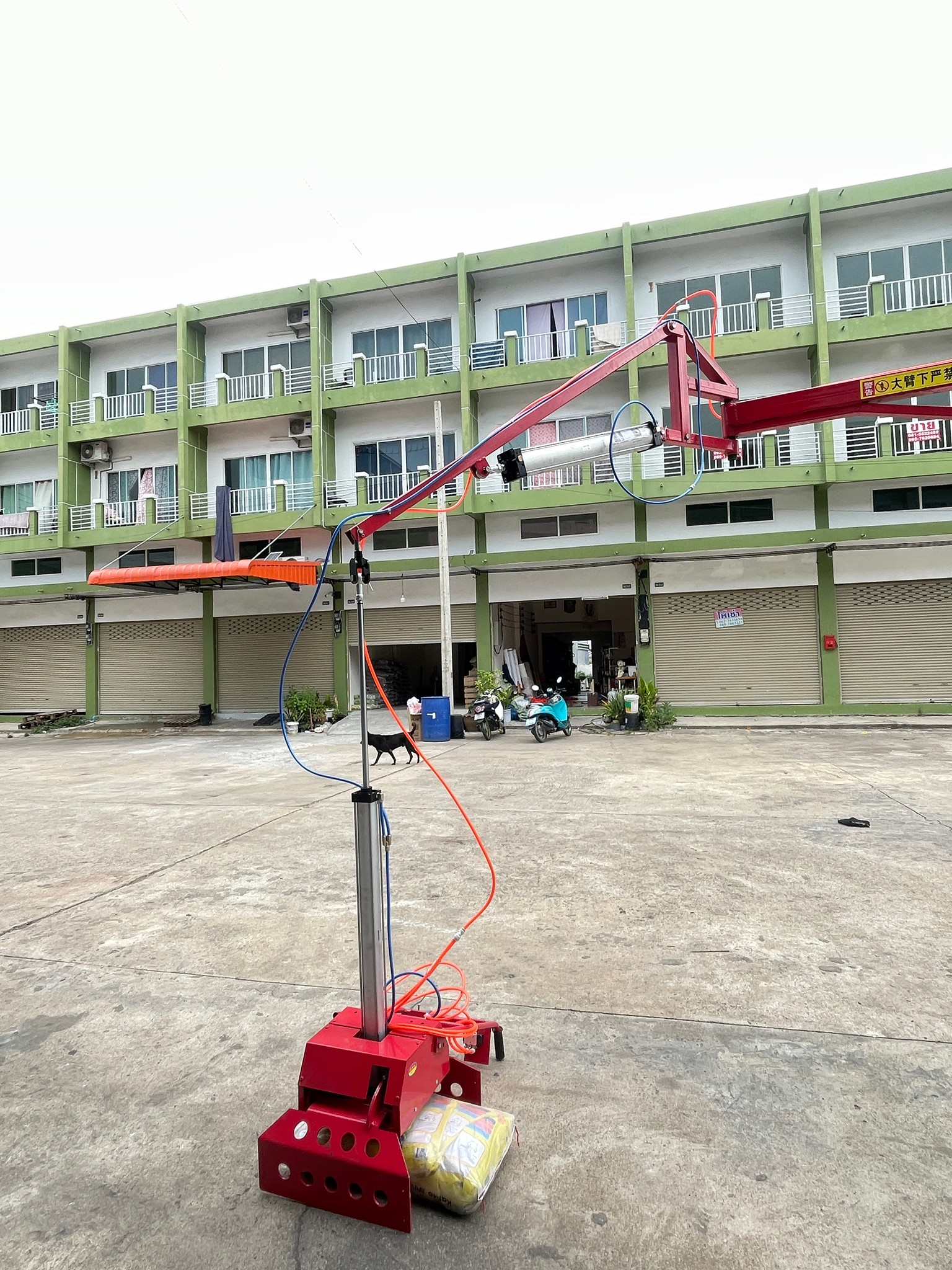 16906 เครื่องจับขับเคลื่อนด้วยลม ช่วยจับถุงปูน ถุงกระสอบ ถุงทราย ช่วยย้ายเข้าออกสะดวก ST-100