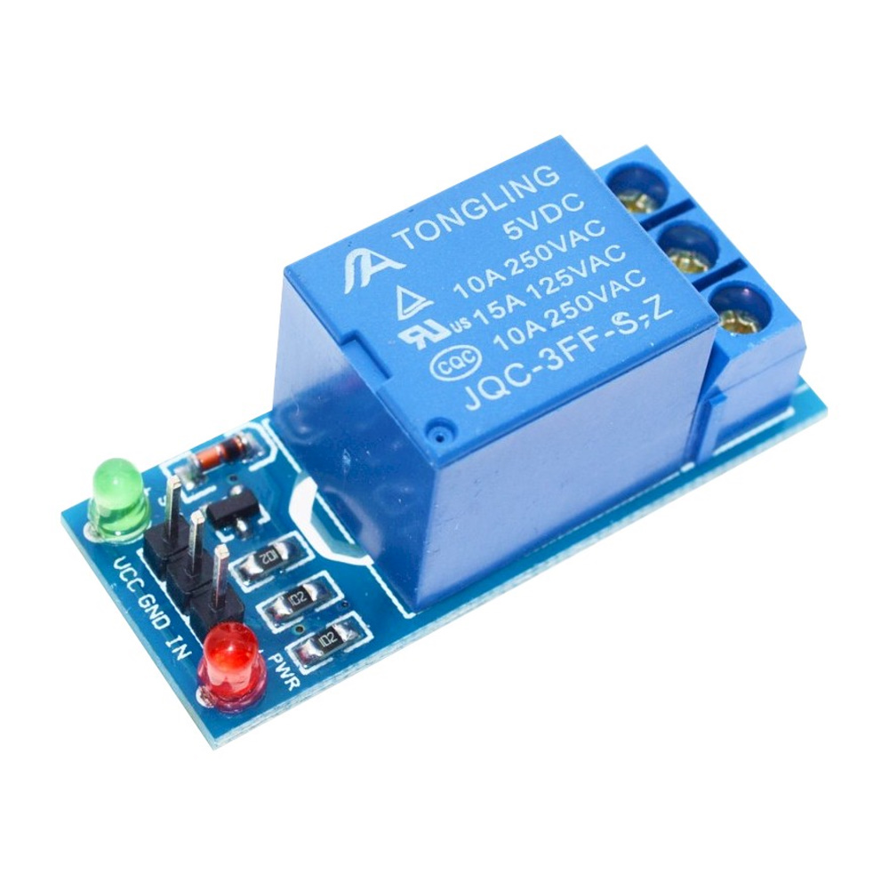 โมดูลรีเลย์ 1 ช่อง 5V (1-Channel 5V Relay Module) 250V/10A Active LOW