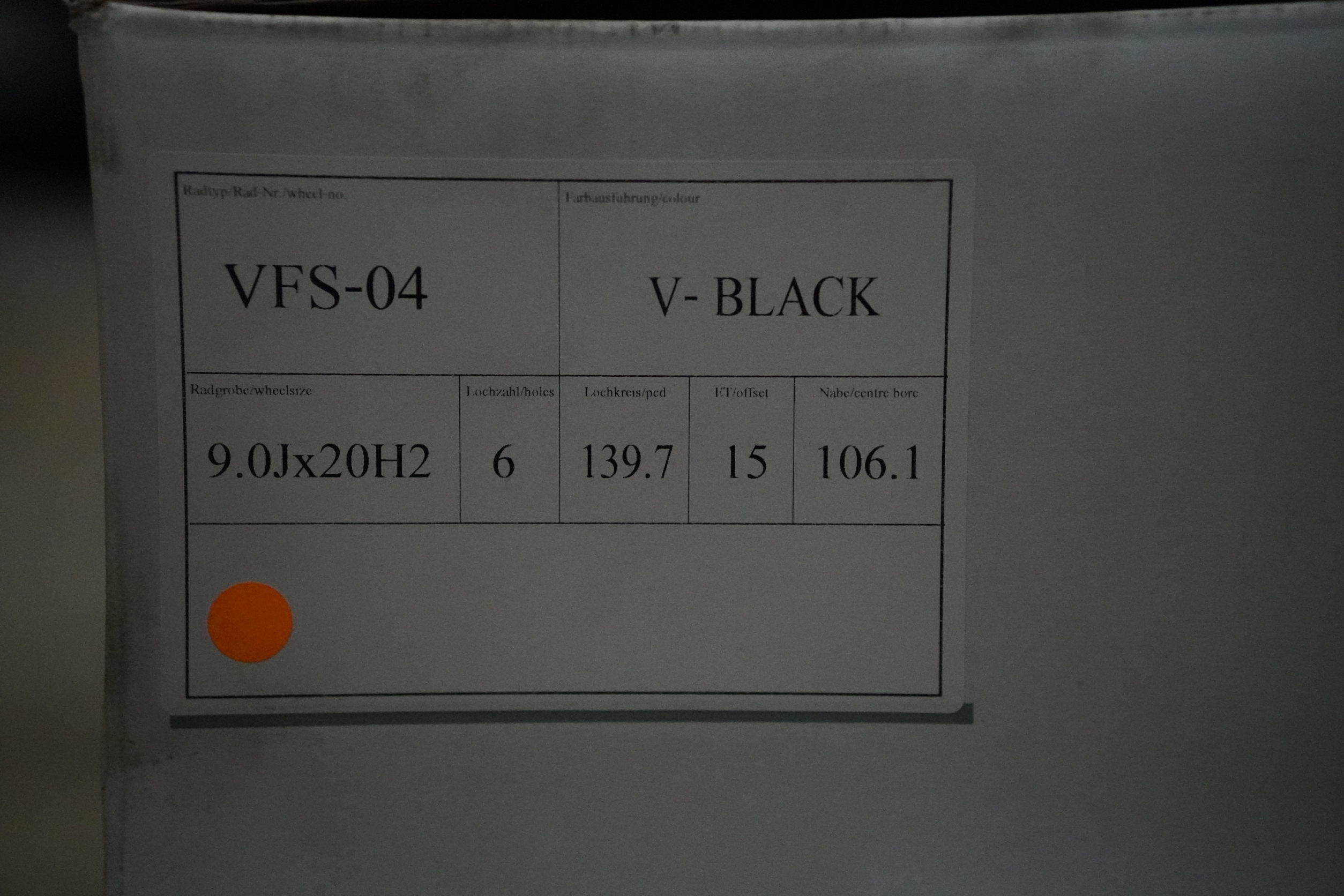 ล้อแท้ VAGE FORGED VFS04 ขอบ20 ที่ STEP9