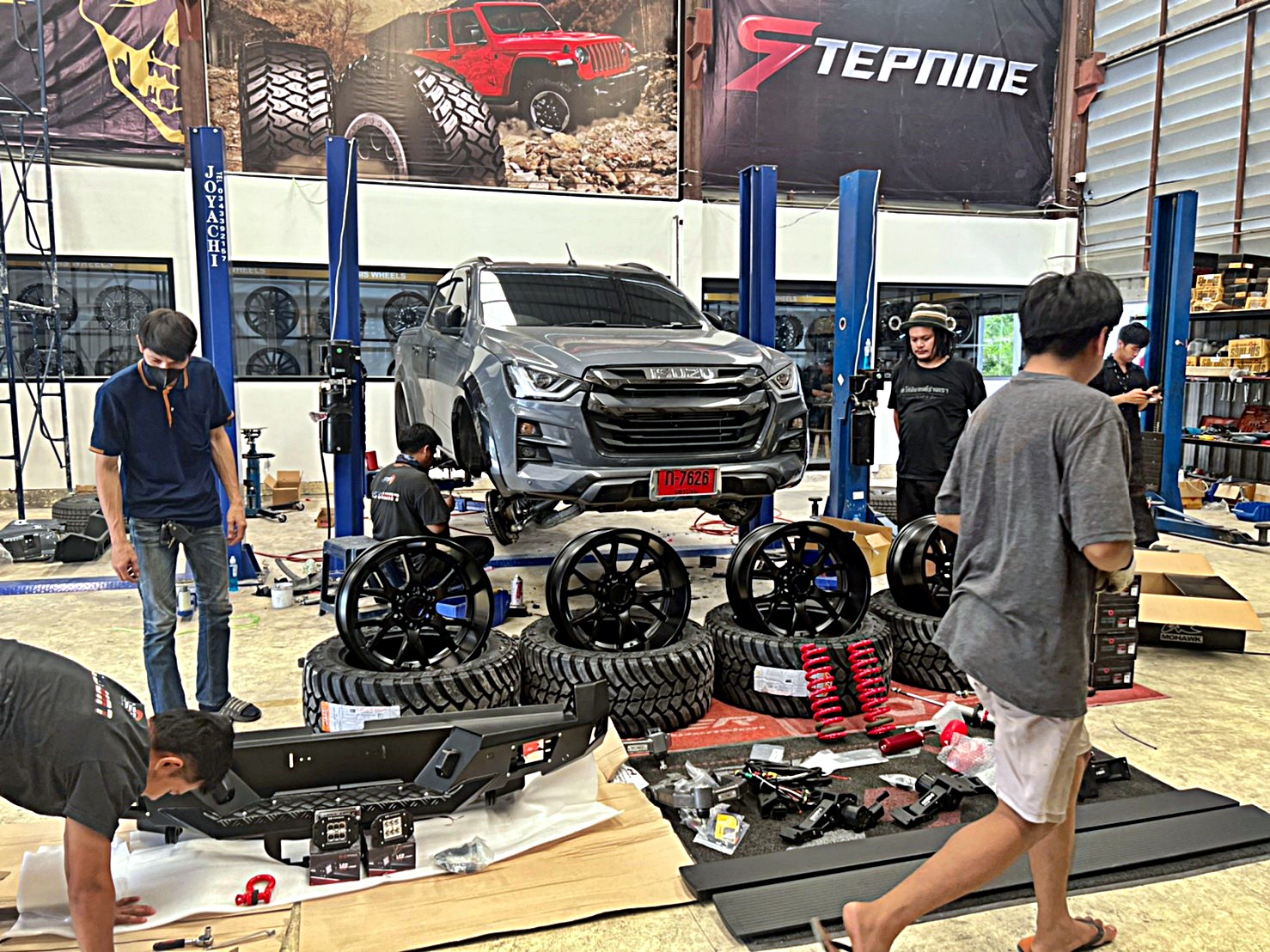 D_MAX_ทะเบียนนครปฐม ทำทรงเมกาที่ STEP9