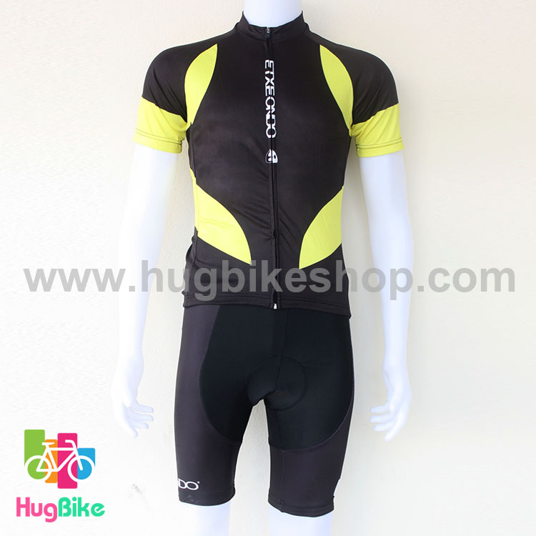 ชุดจักรยานแขนสั้นทีม ETXEONDO 16 (06) สีดำเขียว