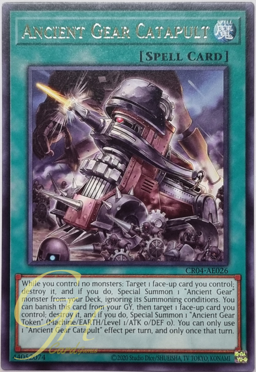 Yugioh [CR04-AE026] Ancient Gear Catapult (Rare)