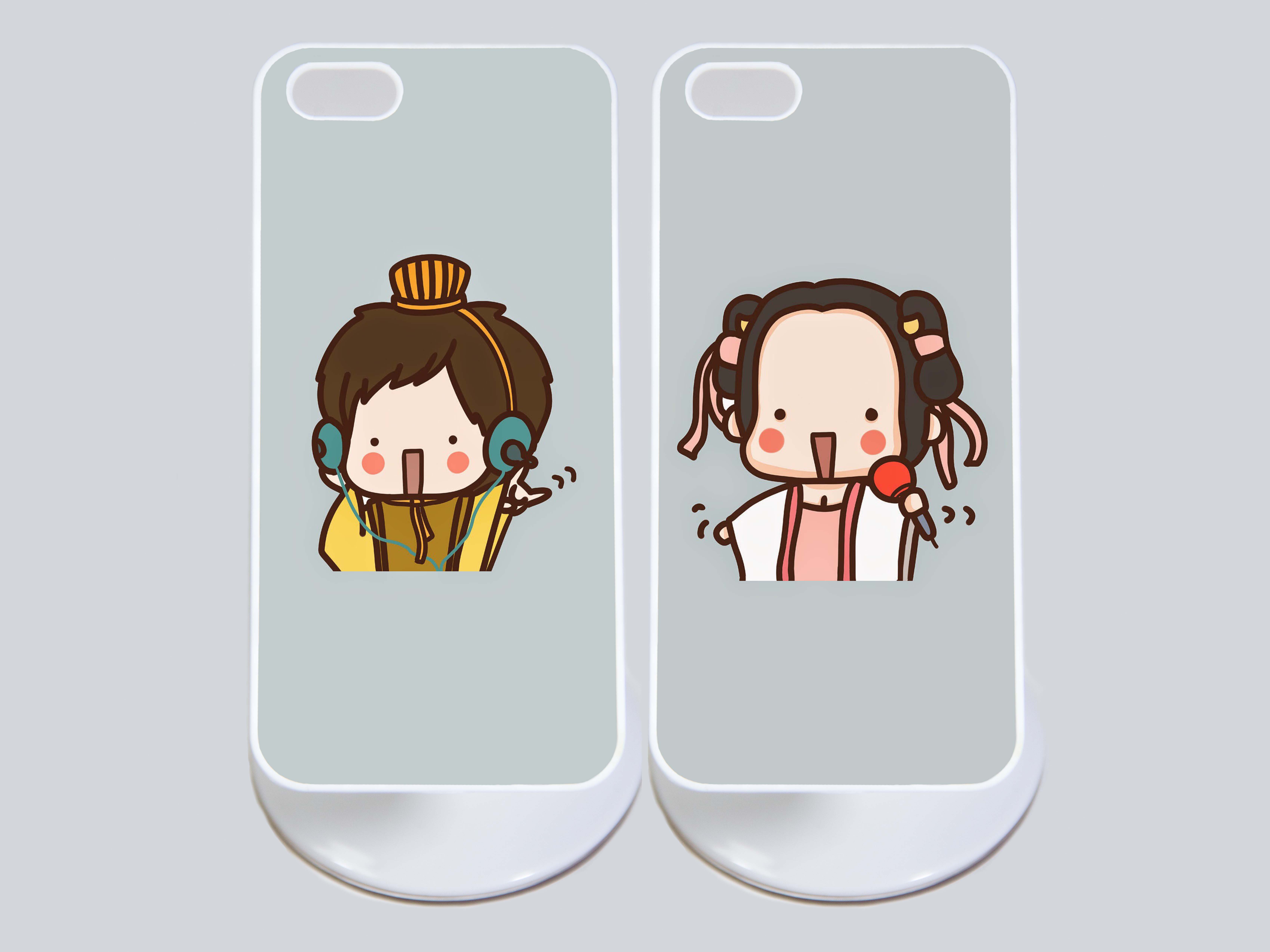 เคสสั่งทำ - ลายคู่ ลายการ์ตูน