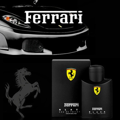 น้ำหอมแท้ FERRARI SCUDERIA BLACK FOR MEN EAU DE TOILETTE SPRAY 125 ML ของใหม่ กล่องซีล เหมือนกับห้าง
