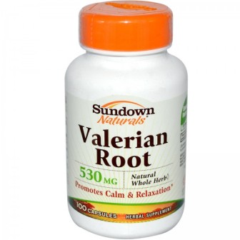 Rexall Sundown Naturals, Valerian Root, 530 mg, 100 Capsules