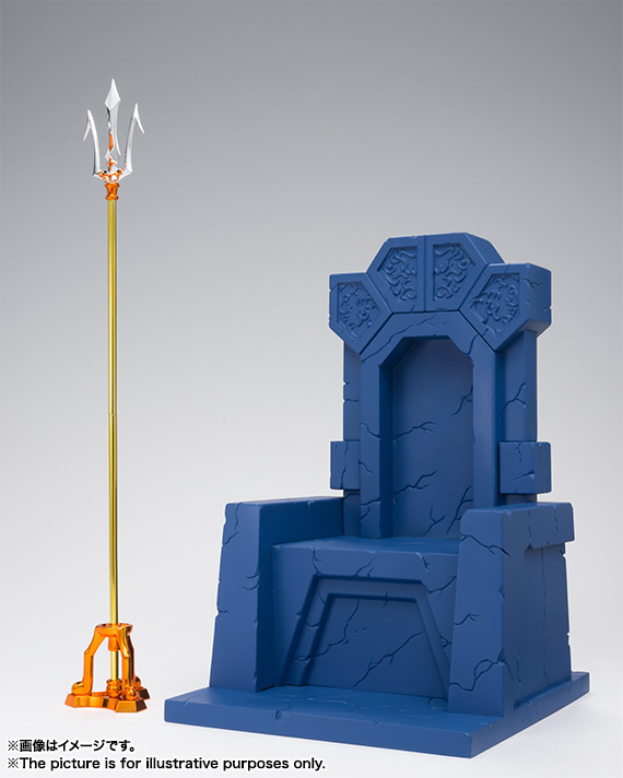 Saint Cloth Myth EX Sea Emperor Poseidon -Imperial Throne Set