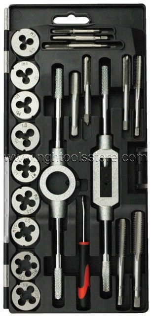 ต๊าปเกลียวชุด 21 ตัวชุด 1/8-1/2 BSW APEX