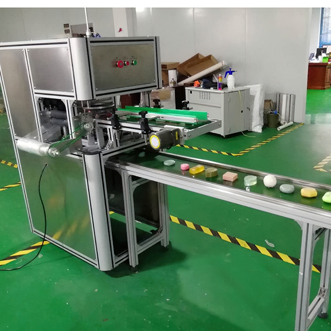 🌈15723 เครื่องห่อสินค้า เครื่องห่อสบู่ Handmade soap packing machine รุ่น YMBZ-02